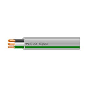 VVF 3C X 2.0mm Gライン(黒・白・緑) 100m巻: 電線・ケーブル - 蛙屋