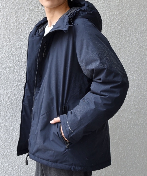 SHIPS any:〈撥水/防風等〉多機能 ダウン フード ブルゾン 25AW