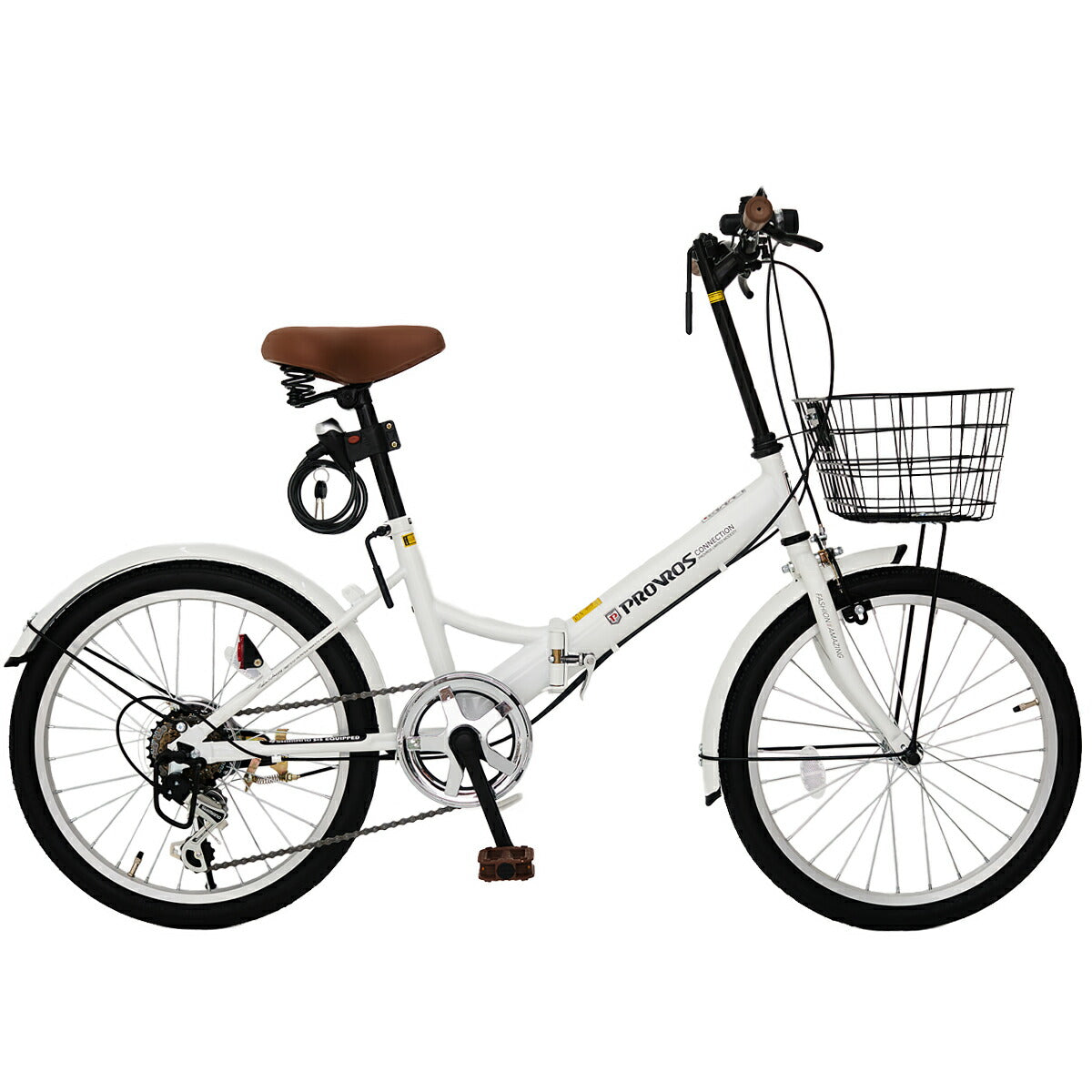 折りたたみ自転車 20インチ 自転車 軽量 安い カゴ付き ライト付