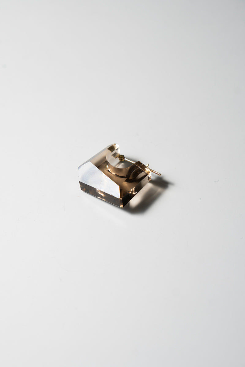 MONAKA jewellery Smoky quartz rock pierce モナカジュエリー