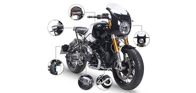 RnineT フェアリング ウインドシールド、スクリーン