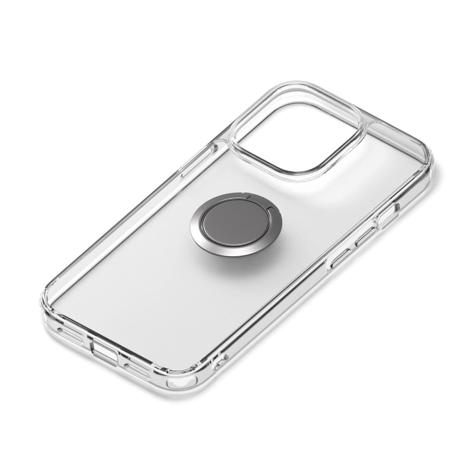 iPhone 13 Pro用 リング付 抗菌ハイブリッドケース シルバー｜株式会社PGA