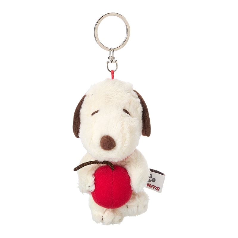 スヌーピー PEANUTS プチフワマスコット キーリング チェリー(チェリー