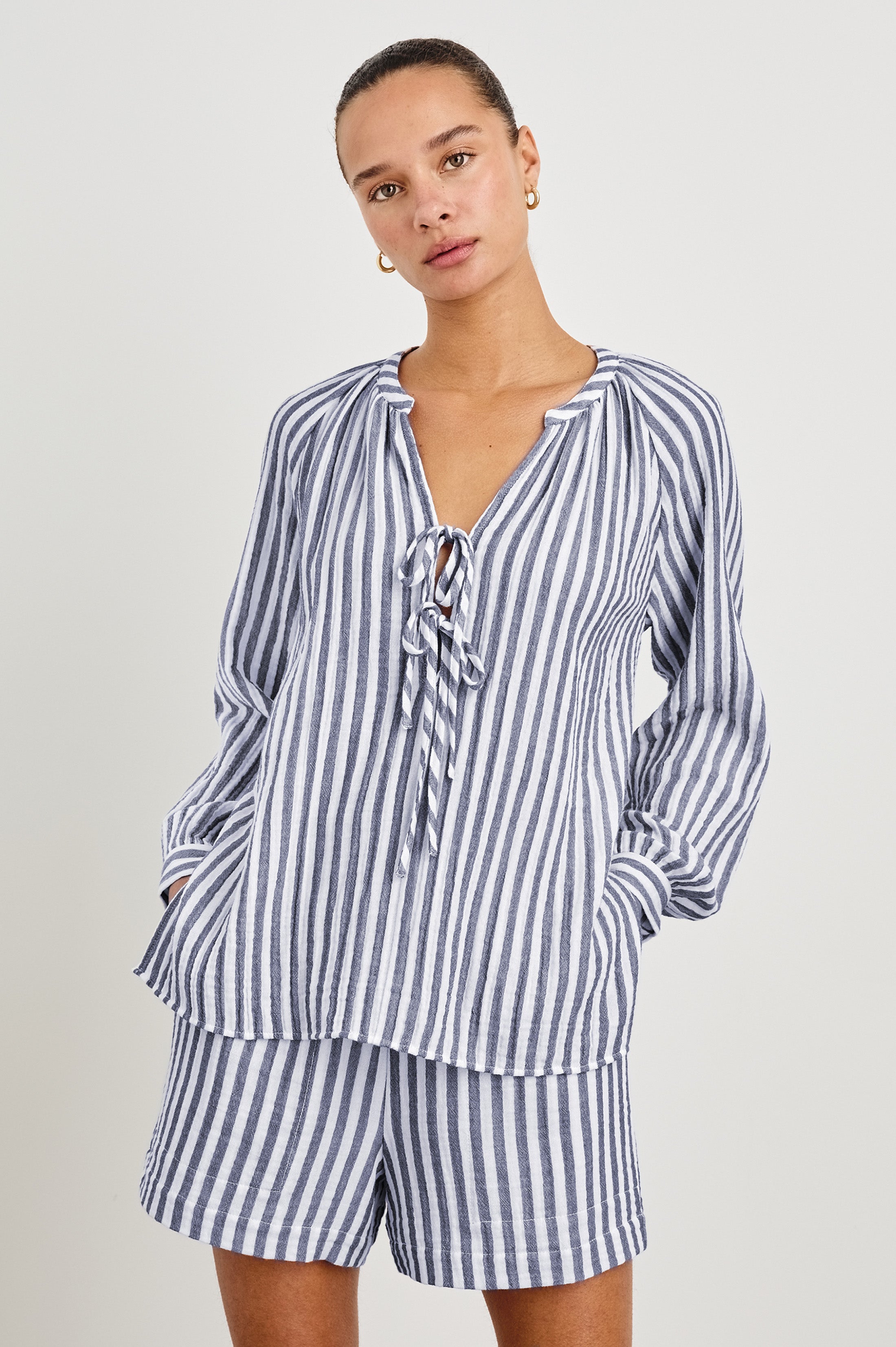 BRIELLE TOP - ADMIRAL STRIPE – Rails
