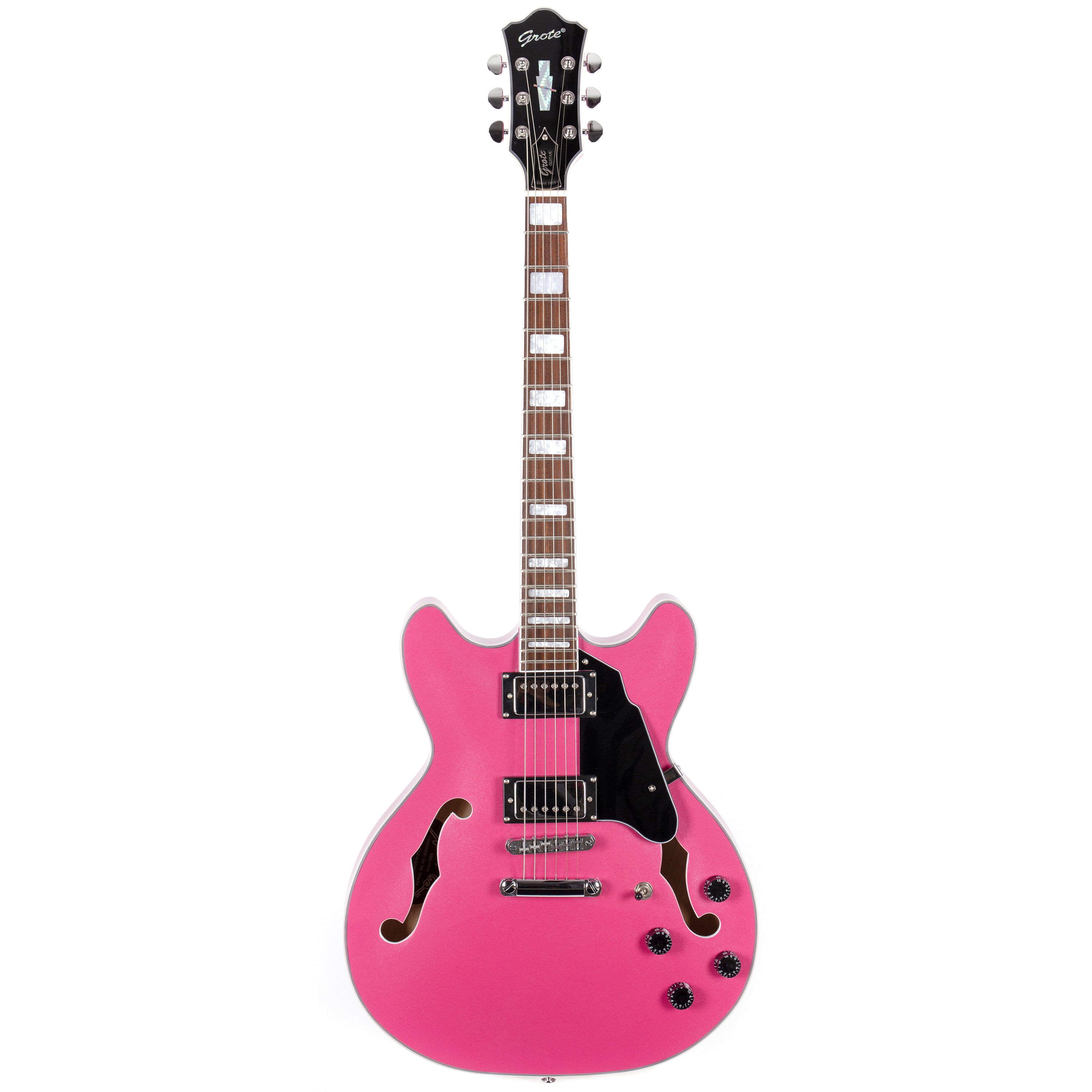 Grote Electric Jazz Guitar Semi-Hollow Body Multi-ply Binding