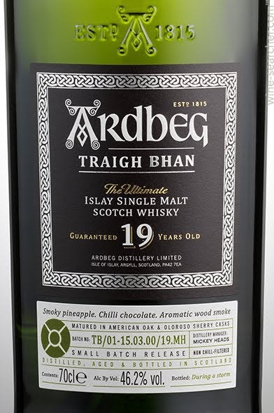 Ardbeg 'Traigh Bhan' 19 Year Old Single Malt Scotch Whisky, Islay