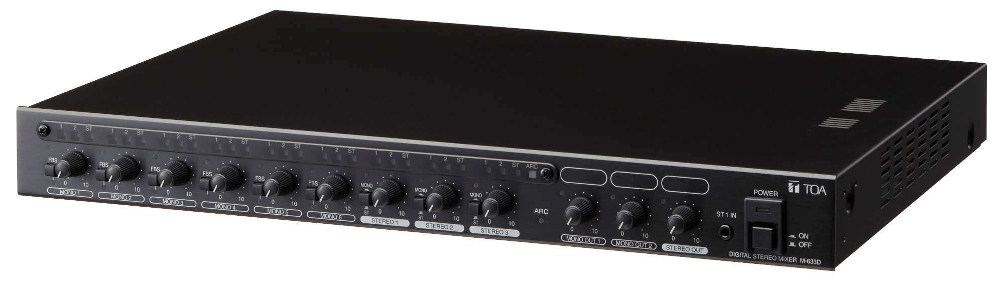 M-633D | M-633D Digital Mixer | Products | TOA United States, Inc.