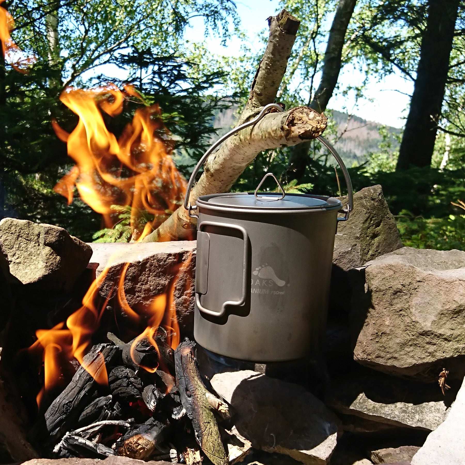 Toaks Titanium 750ml Pot with Bail Handle – TOAKS Outdoor