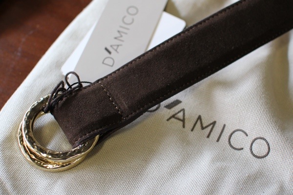 Andrea D'AMICO（アンドレア・ダミーコ）のリングベルトが再入荷、急げ