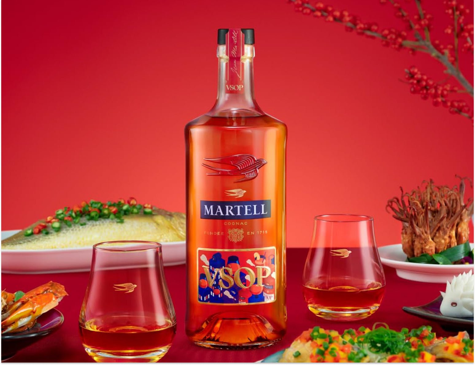 Martell VSOP Cognac with 2 Glass Gift Set, 70 cl – The Bottle Club