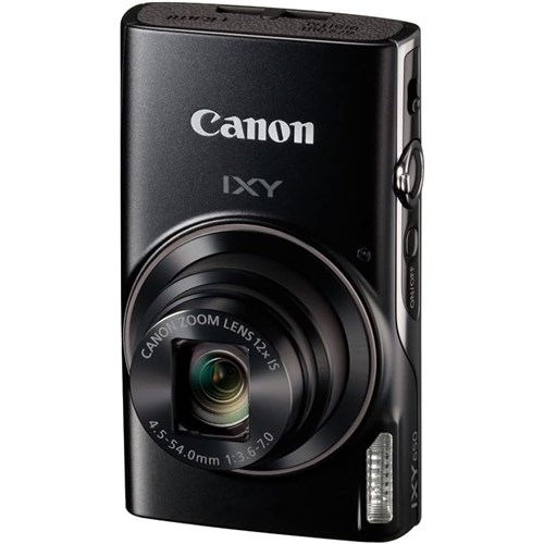 Canon IXY 650, 20.2MP 12x Optical Zoom WiFi Digital Camera Black