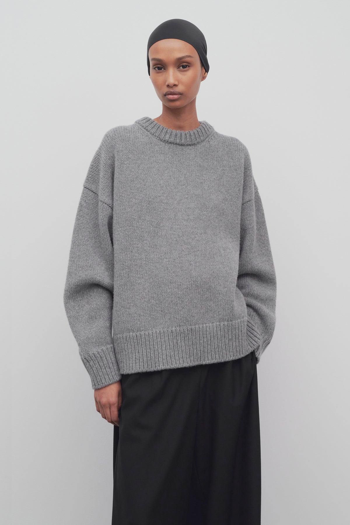 Ophelia トップ ウール＆カシミヤ グレー – The Row