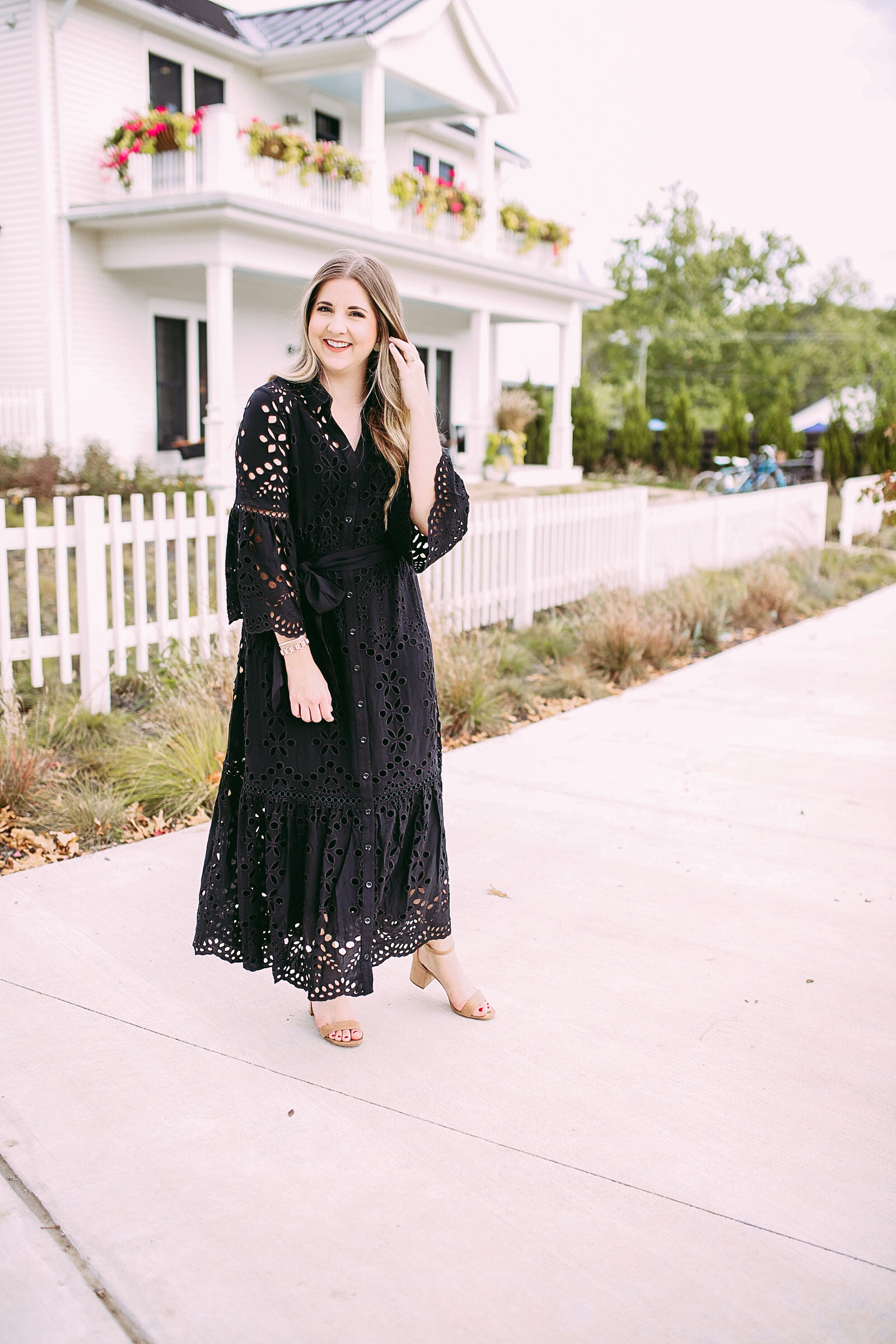 Lilly Pulitzer Meadow Midi Eyelet Shirtdress Review - Thrifty