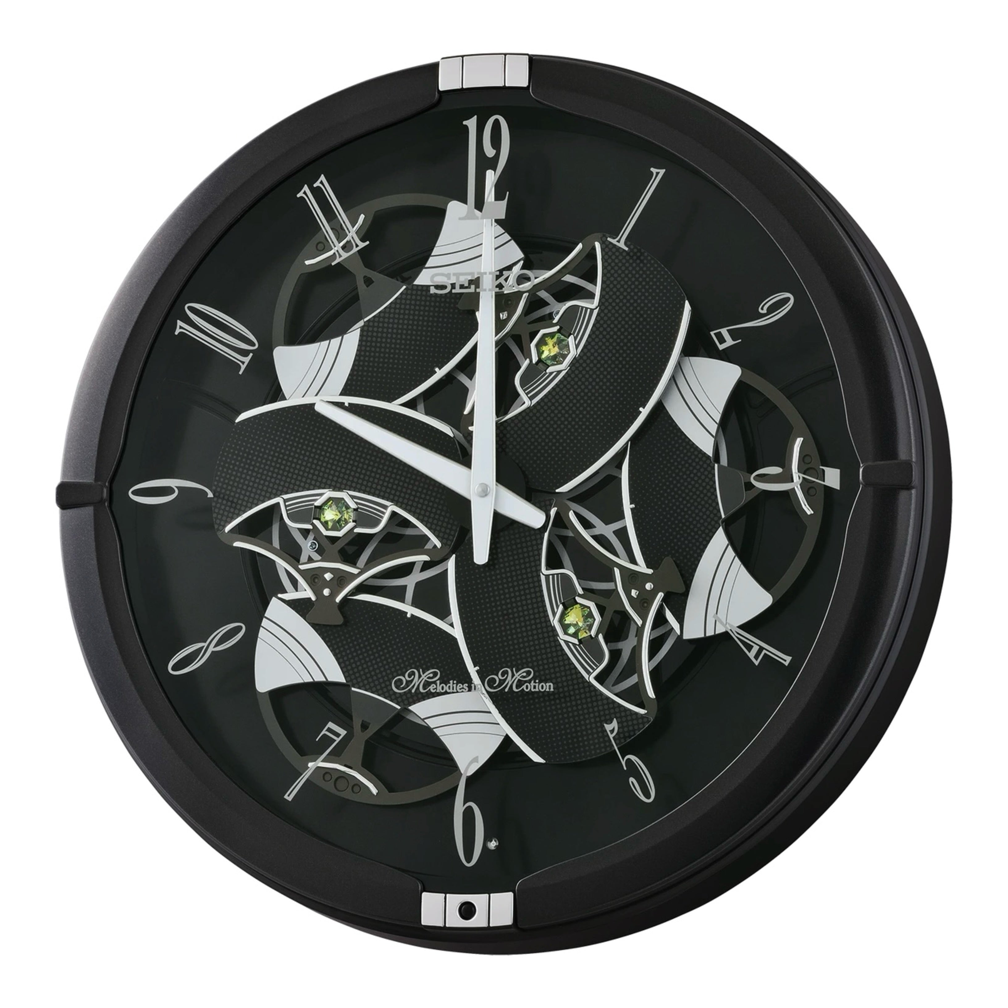 Seiko QXM621KRH “Onyx” Melodies in Motion Dancing Dial Musical