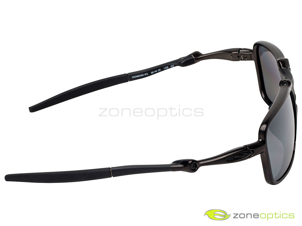 Oakley Badman Polarized Sunglasses OO6035-01 X Metal Carbon/Black