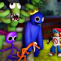 FNF VS RAINBOW FRIENDS jogo online gratuito em Minijogos.com.br