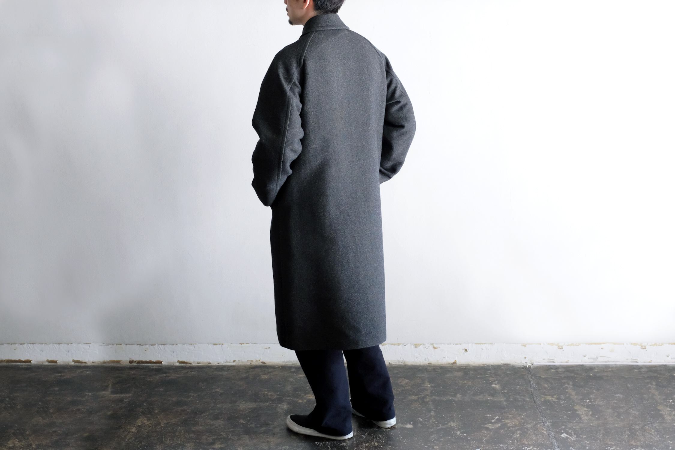 Daniel” BAL COLLAR OVER COAT - WUNDER