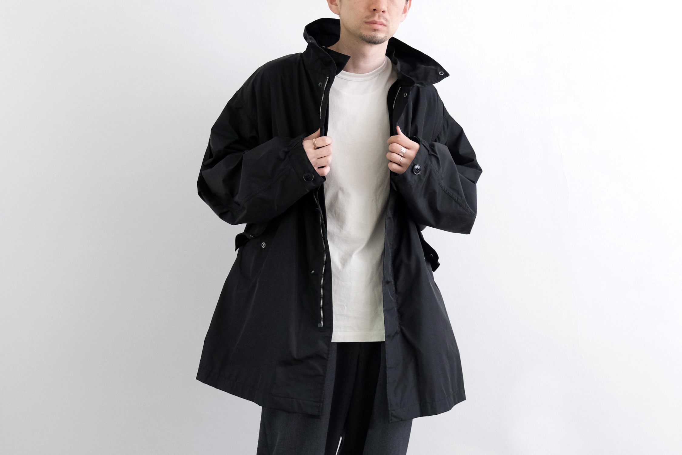 DOPE DYE NYLON SHORT MODS COAT - WUNDER