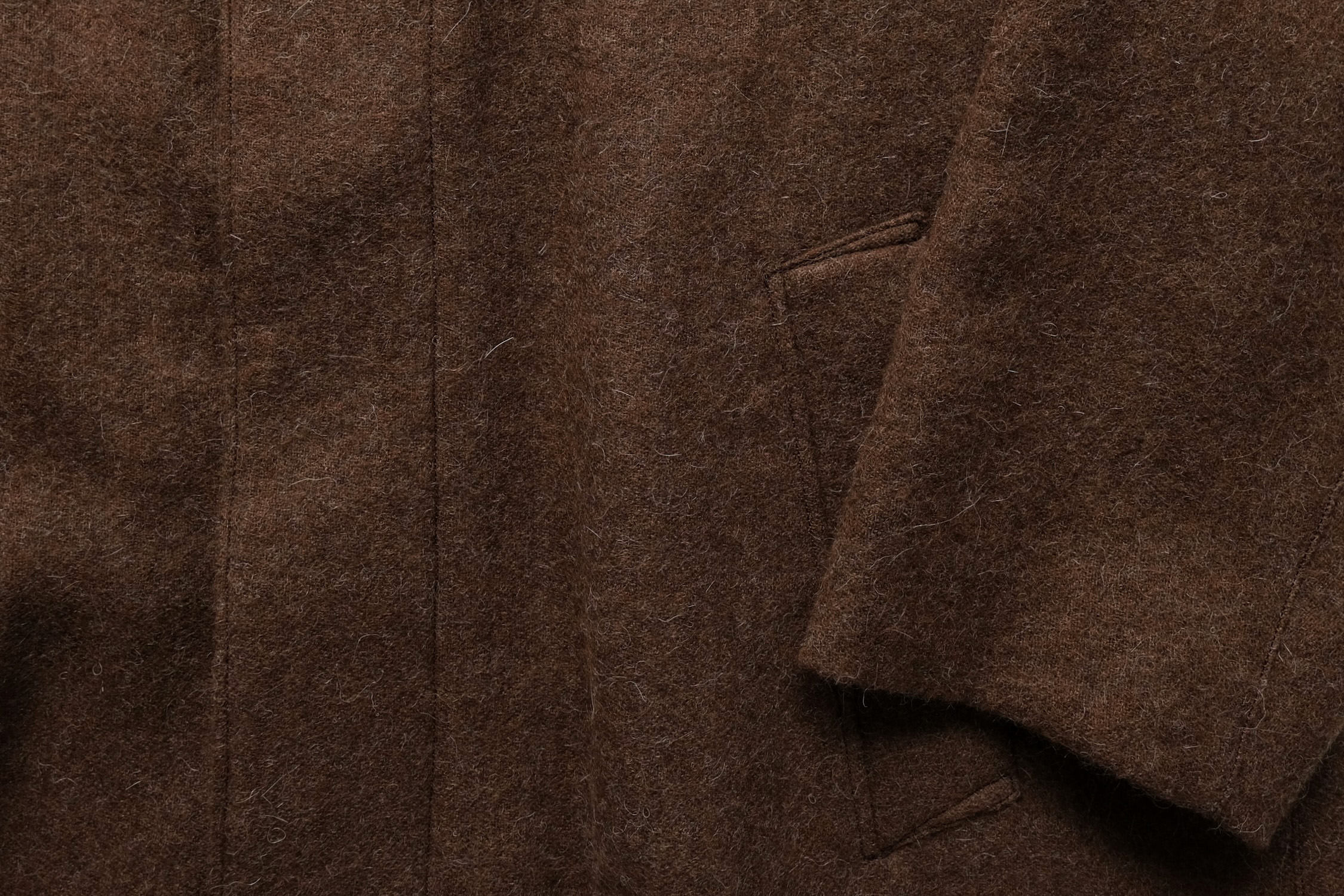 NATURAL NEP 二重織 BALMACAAN COAT - WUNDER