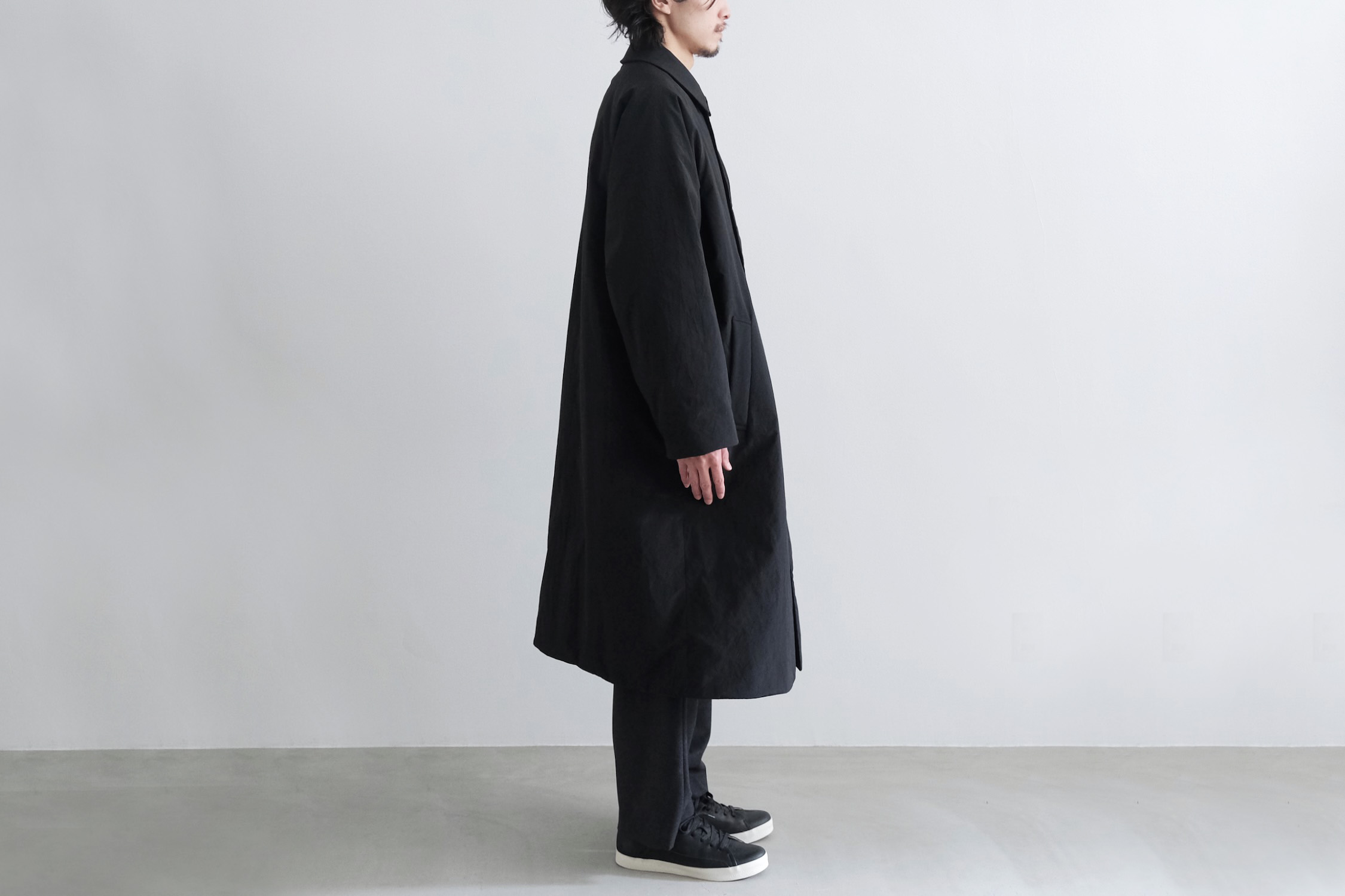 TECHNO COTTON RECYCLED WOOL / CASHMERE PADDED COAT - WUNDER