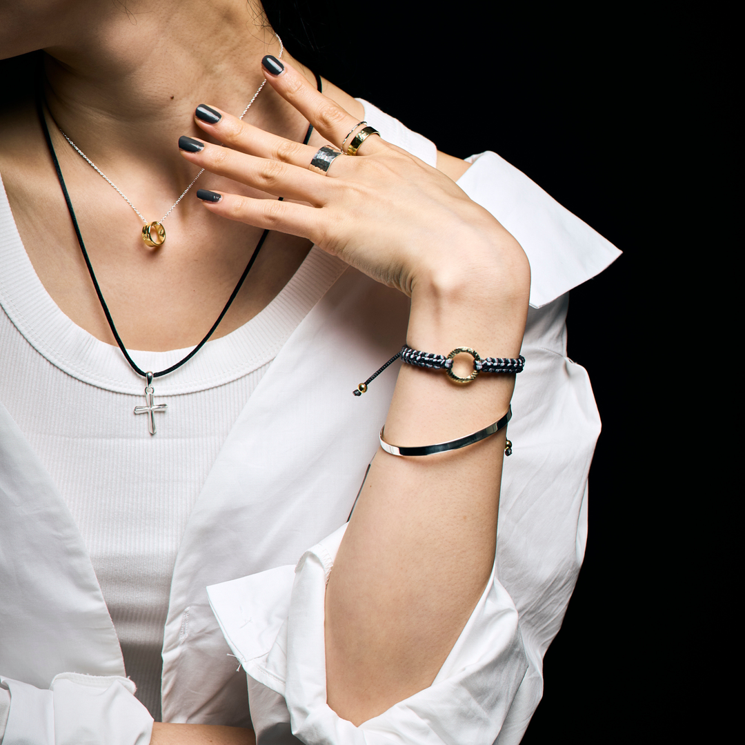 Silver Bangle -Flat- シルバー バングル – yuzen-official