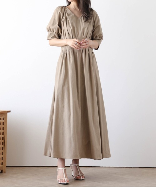 ワンピース リネン混フレアワンピース : ZOZOTOWN Yahoo!店 - 通販