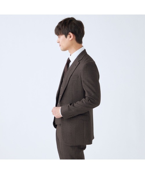 SUIT SELECT スーツセレクト 4S スリーピース グレンチェック