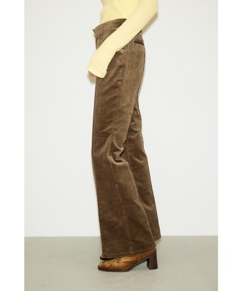 THROW by SLY スラックス パンツ STRETCH CORDUROY FLARE PT