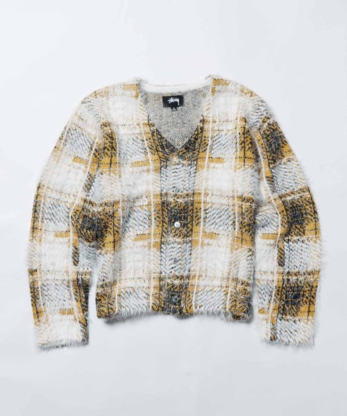 STUSSY（ステューシー） カーディガン HAIRY PLAID CARDIGAN