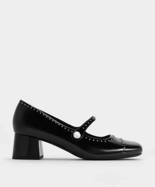 CHARLES ＆ KEITH（チャールズ&キース） パンプス スタッズ メリー