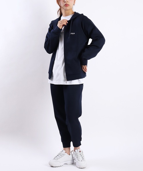 FILA（フィラ） セットアップ とろみポンチ ジップパーカージョガー