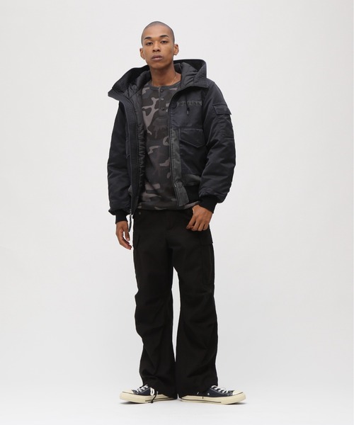 AVIREX（アヴィレックス） ブルゾン アウター 「直営店限定」FADE HOOD