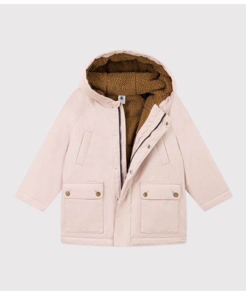 PETIT BATEAU（プチバトー） ミリタリージャケット モッズコート