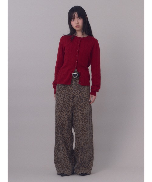 SLY（スライ） ジーンズ デニム デニムパンツ 「再入荷」LEOPARD WIDE