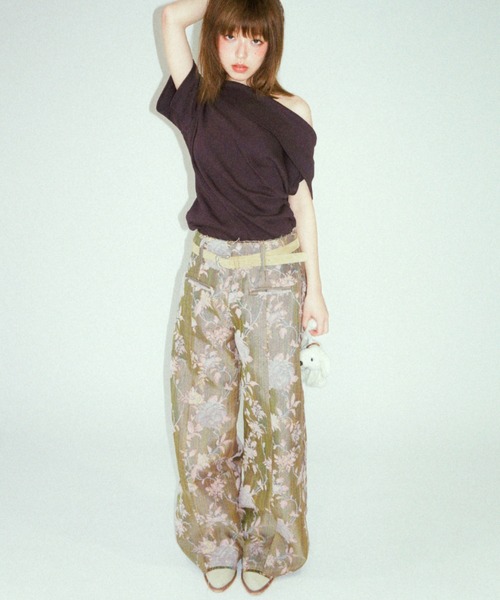 igi パンツ INSIDE OUT JACQUARD PANTS/インサイドアウトジャガード