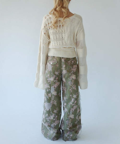 igi パンツ INSIDE OUT JACQUARD PANTS/インサイドアウトジャガード