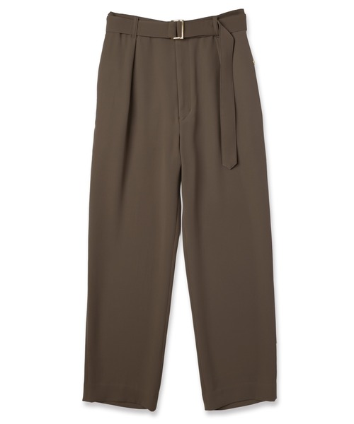 CULLNI（クルニ） スラックス Double Cloth Twill 1Tuck Semi Wide