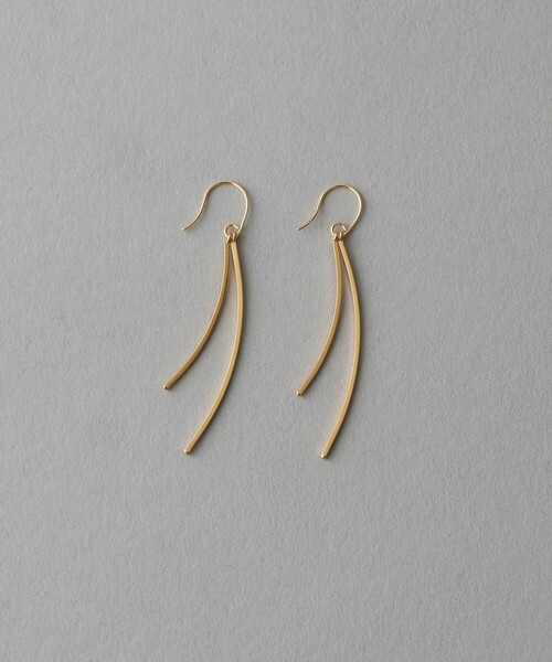 ete（エテ） ピアス ダブルライン ピアス レディース : ZOZOTOWN Yahoo