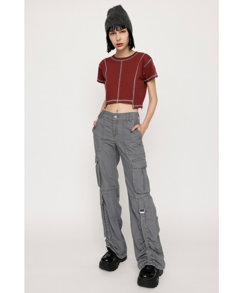 SLY（スライ） カーゴパンツ L/W MILITARY FLARE PT ローウエスト