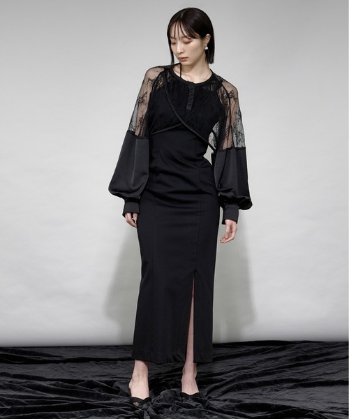Ezick ドレス Lady set レーストップドレス : ZOZOTOWN Yahoo!店