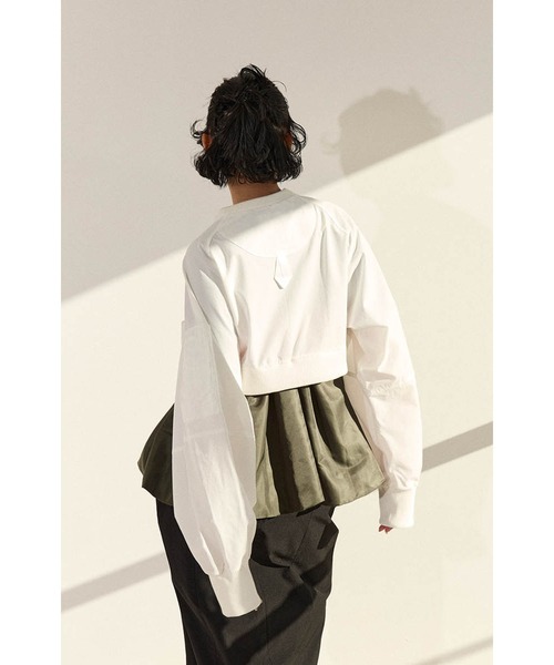 OMMO（オーエムエムオー） MA-1 DOCKING SHORT TOPS レディース