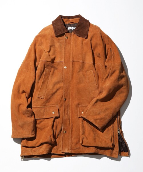 CAHLUMN（カウラム） ステンカラーコート コート Goat Suede Hunting