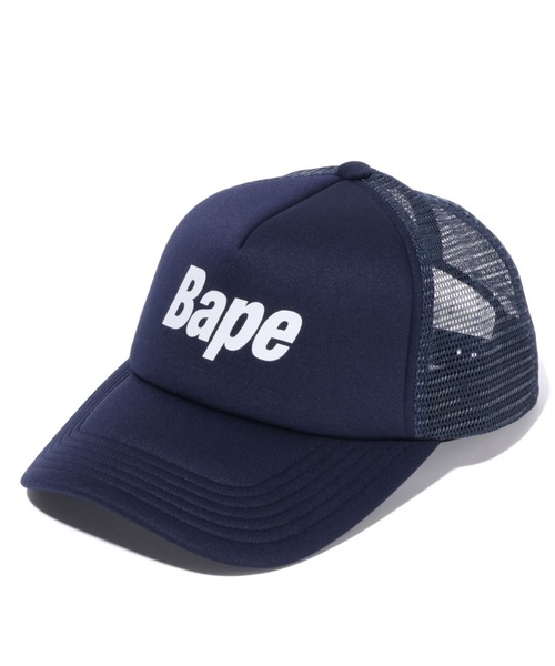 A BATHING APE（アベイシングエイプ） キャップ 帽子 BAPE LOGO MESH