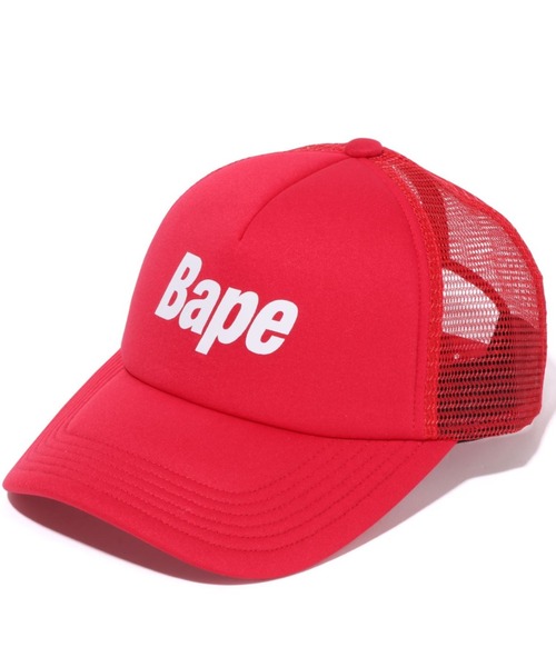 A BATHING APE（アベイシングエイプ） キャップ 帽子 BAPE LOGO MESH