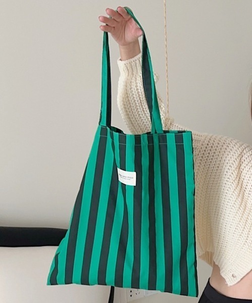 トートバッグ バイカラーストライプ TOTE BAG レディース : ZOZOTOWN