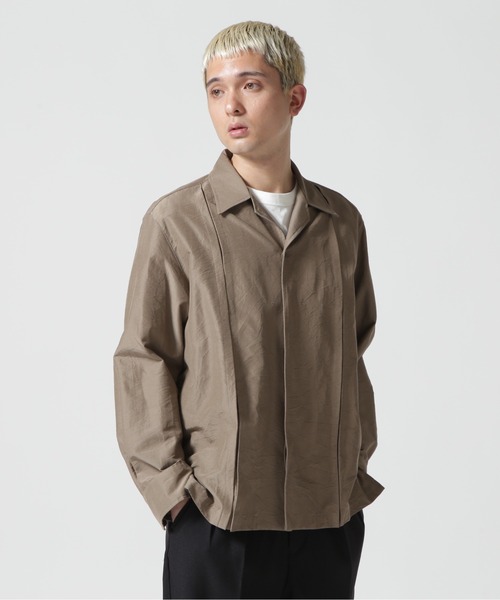 GARDEN TOKYO シャツ IRENISA/イレニサ/OPEN COLLAR CUTTING SHIRT