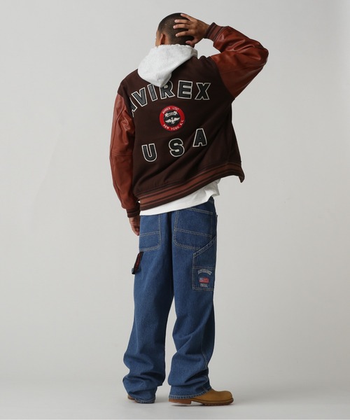 AVIREX（アヴィレックス） スタジャン SIGNATUR VARSITY JACKET