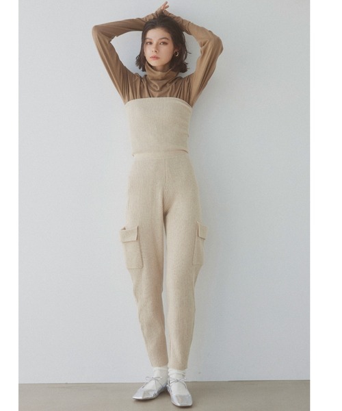 ALEXIA STAM（アリシアスタン） パンツ Side Pocket Two-Way Knit