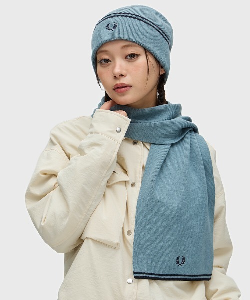 FRED PERRY（フレッドペリー） マフラー Twin Tipped Merino Wool