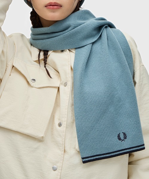 FRED PERRY（フレッドペリー） マフラー Twin Tipped Merino Wool